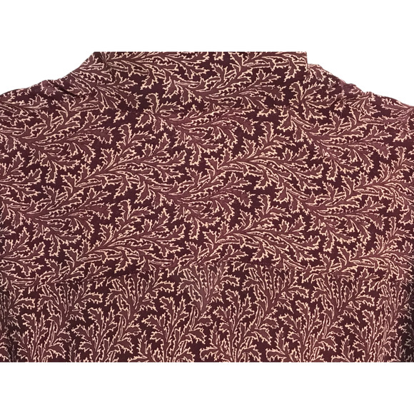 Soft Surroundings Size Large Purple Button Front 100% Silk Top Bell Sleeve Boho - Picture 9 of 12